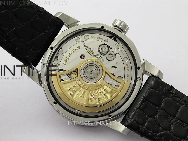 Code 11.59 SS 15210 APSF 1:1 Best Edition Black Dial on Black Leather Strap SA4302 Super Clone